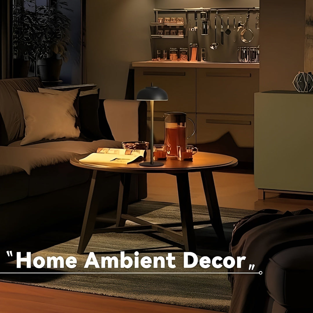 BowLift | Stylish Rechargeable Table Lamp with Dimmable LED - Three Light Modes and USB