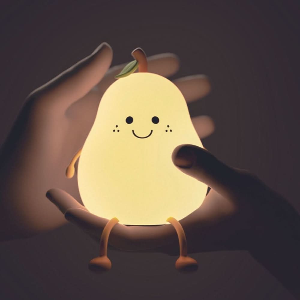 BowLift | GlowPear Rechargeable Silicone Night Light for Kids