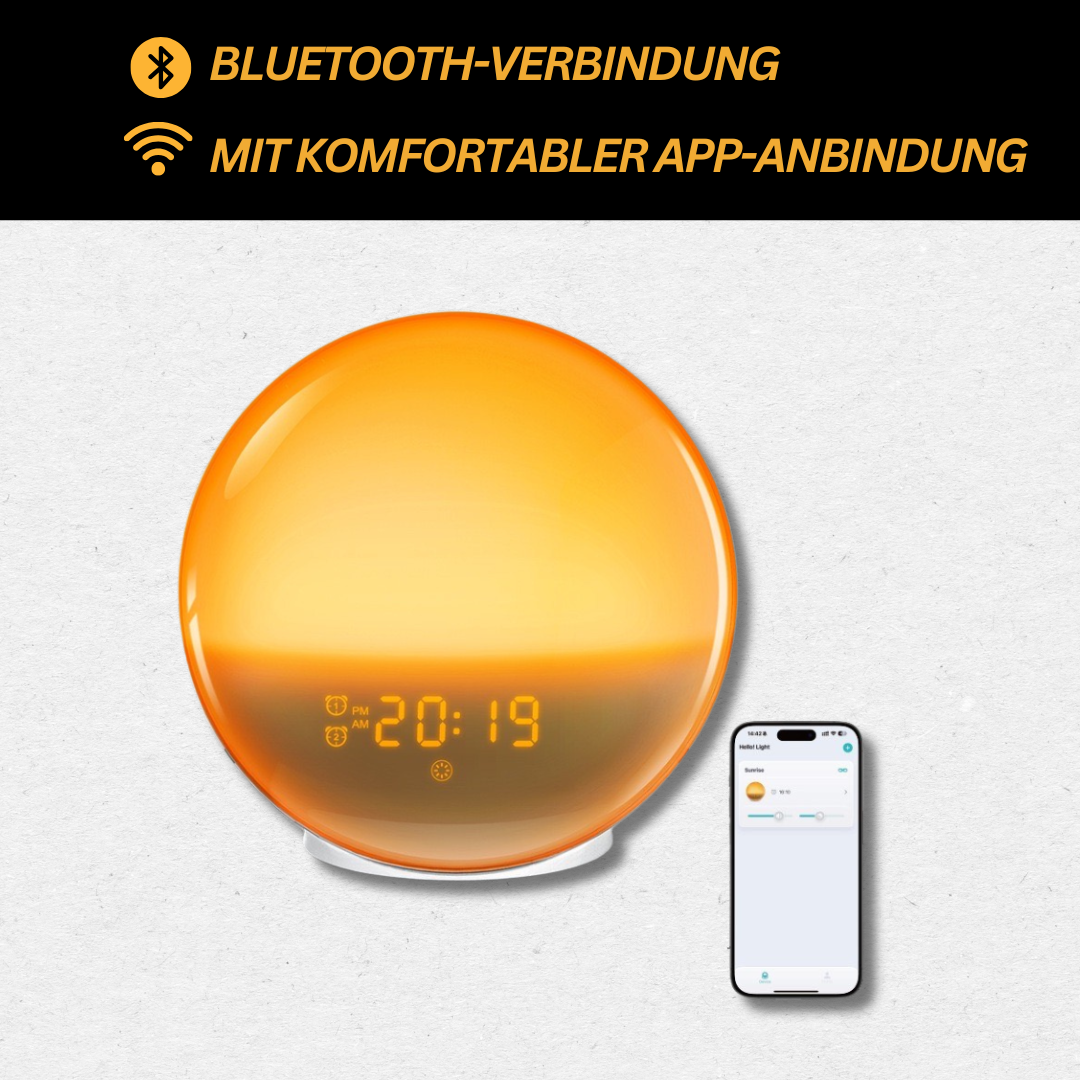 BowLift | Natural Radio Alarm Clocks with Wake-up Light - GlowRise