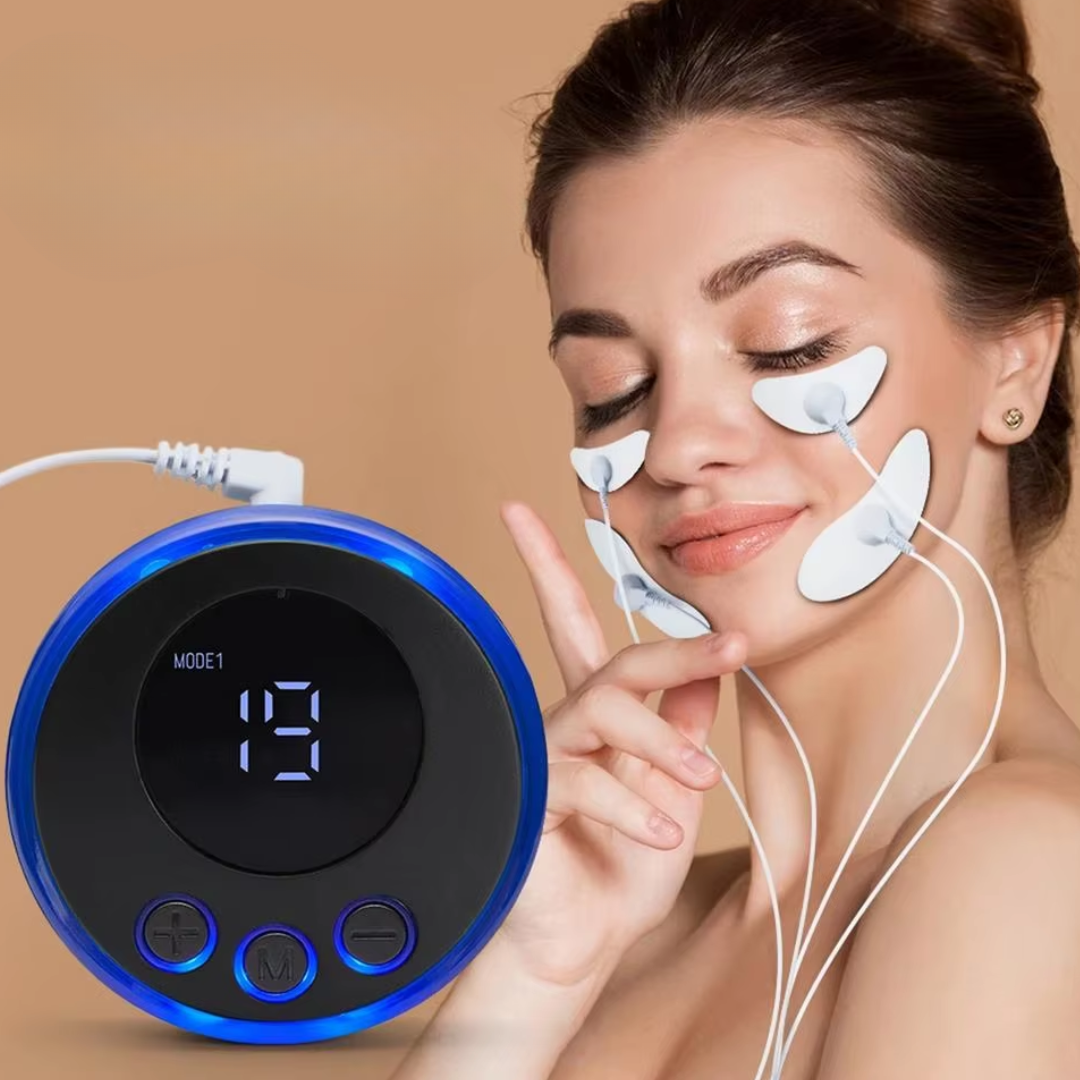 BowLift | Facial Massager with Acupuncture Function – 8 Modes – 19 Speeds – GlowSense