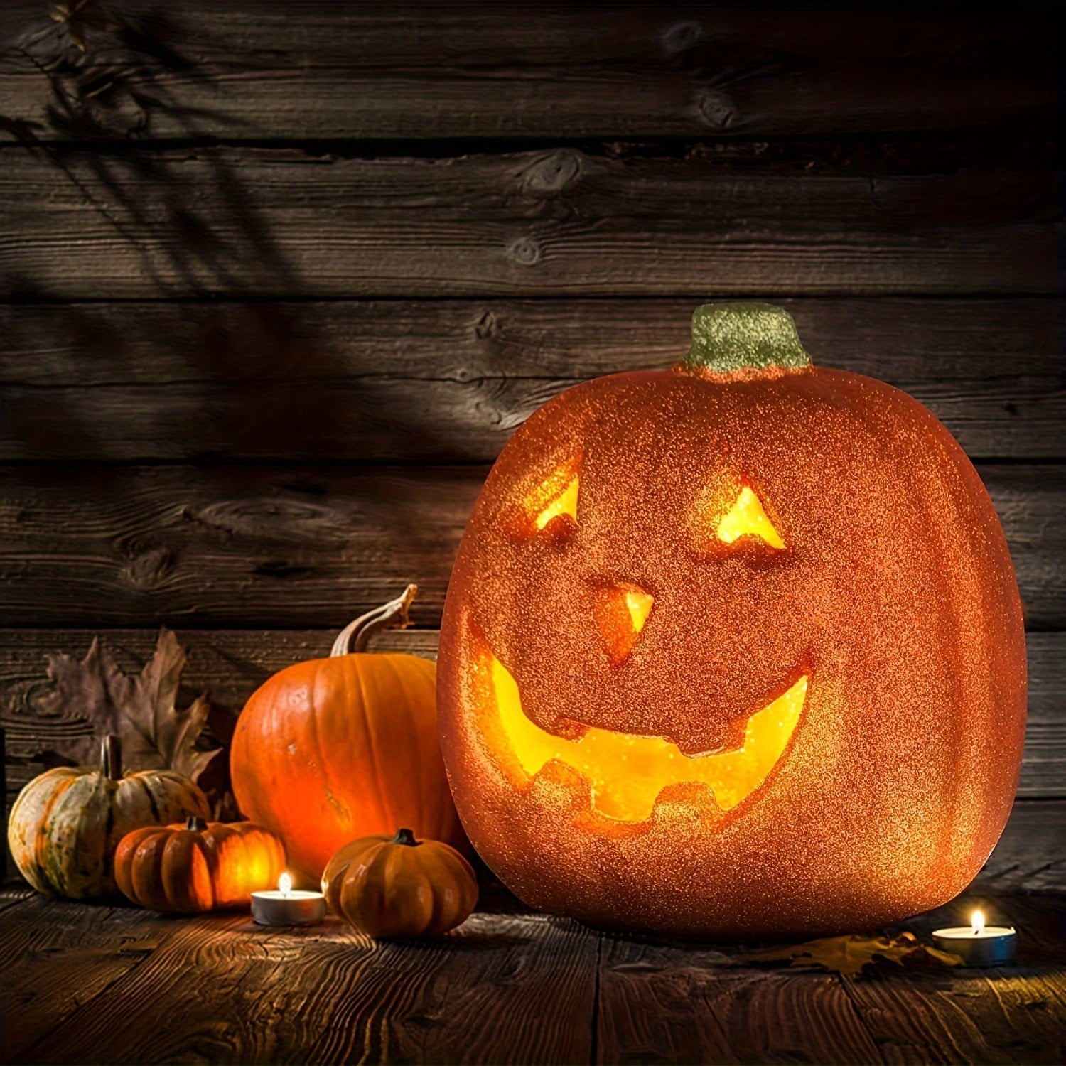 BowLift | Glowing Jack O’Lantern – Light-Up Battery Halloween Pumpkin Decor