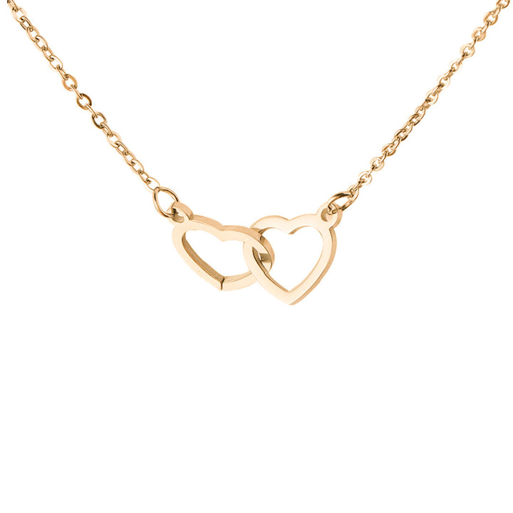 BowLift | Gift Set Rose & Heart Necklace Light – Eternal Rose with Hidden Love Necklace