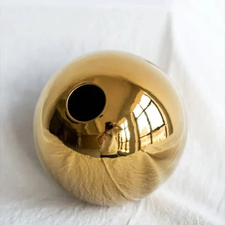 BowLift | Pia - Beautiful gold ceramic vase