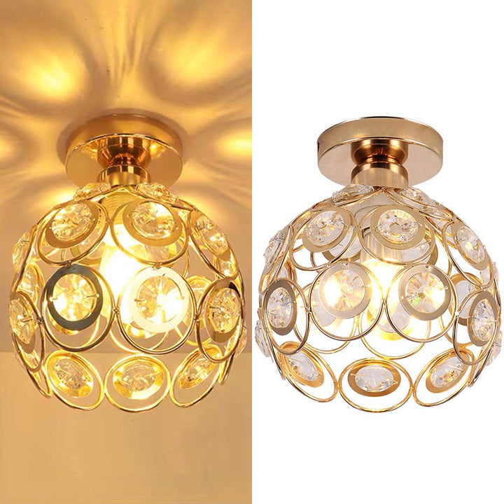 BowLift | Modern Luxury Round LED Ceiling Lamp made of Crystal Glass