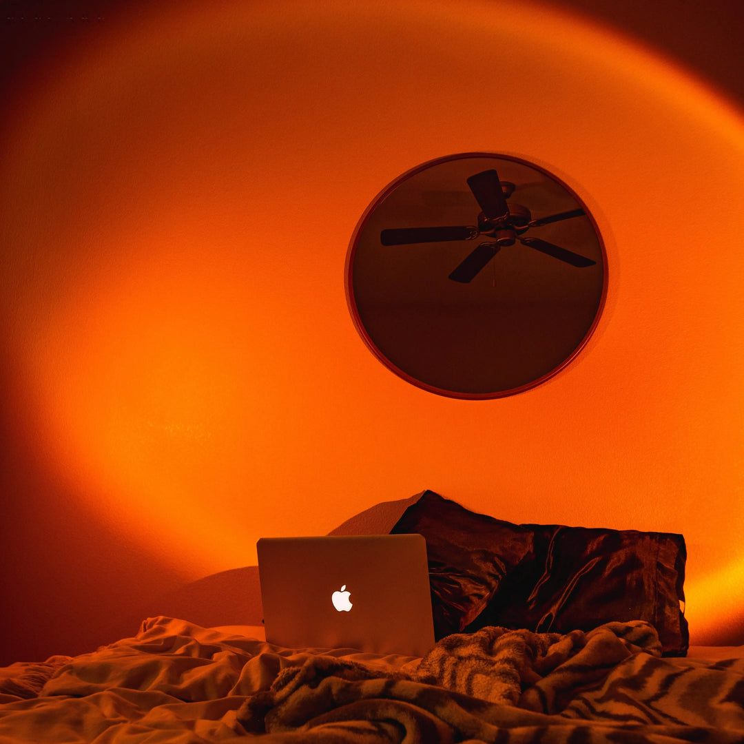 BowLift | GoldenGleam LED projector Sunset effect with Remote Control