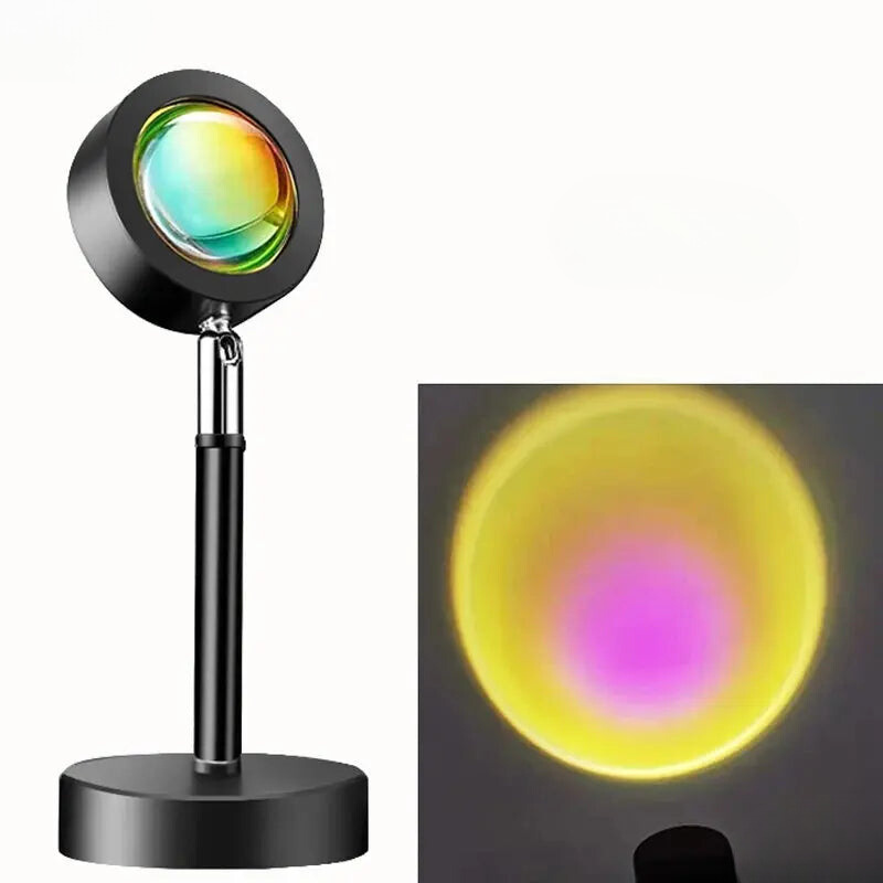BowLift | GoldenGleam LED projector Sunset effect with Remote Control