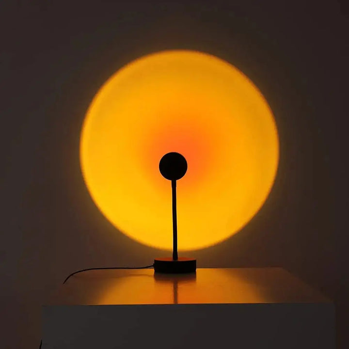 BowLift | GoldenGleam LED projector Sunset effect with Remote Control