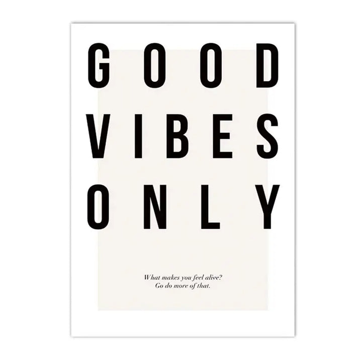 Good Vibes Only Black White Whale Poster Nordic Pictures Of Calm Wall Art Fine Art Canvas Prints Gallery Wall Art Prints For Modern Living | Bowlift