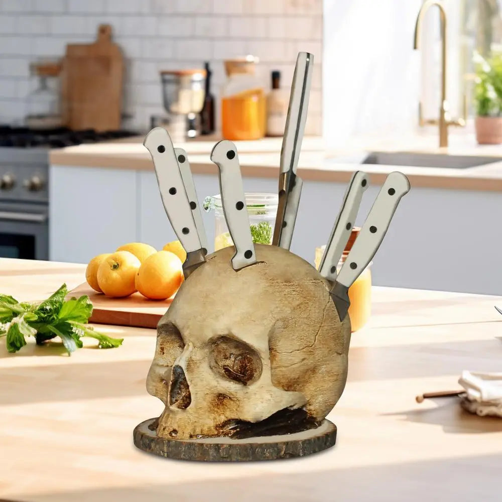BowLift | Gothic Skull Knife Holder