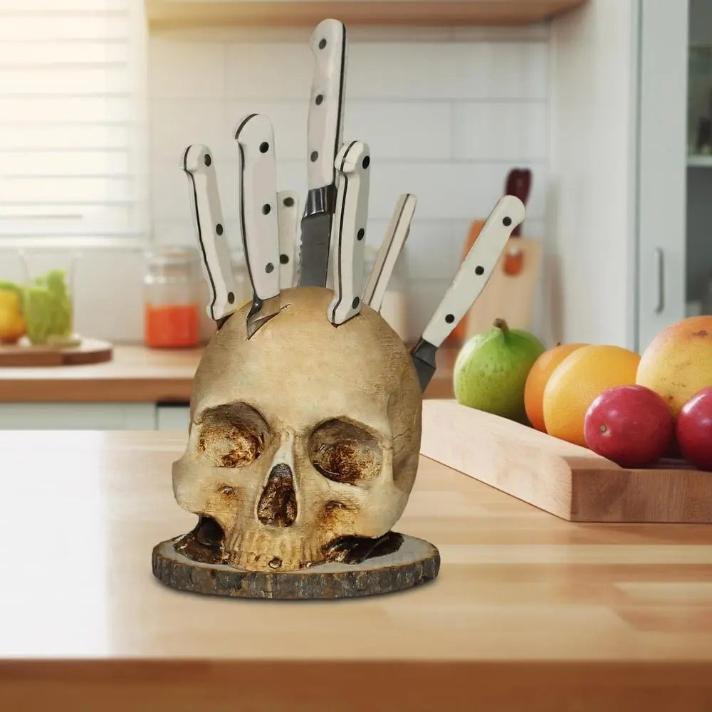 BowLift | Gothic Skull Knife Holder