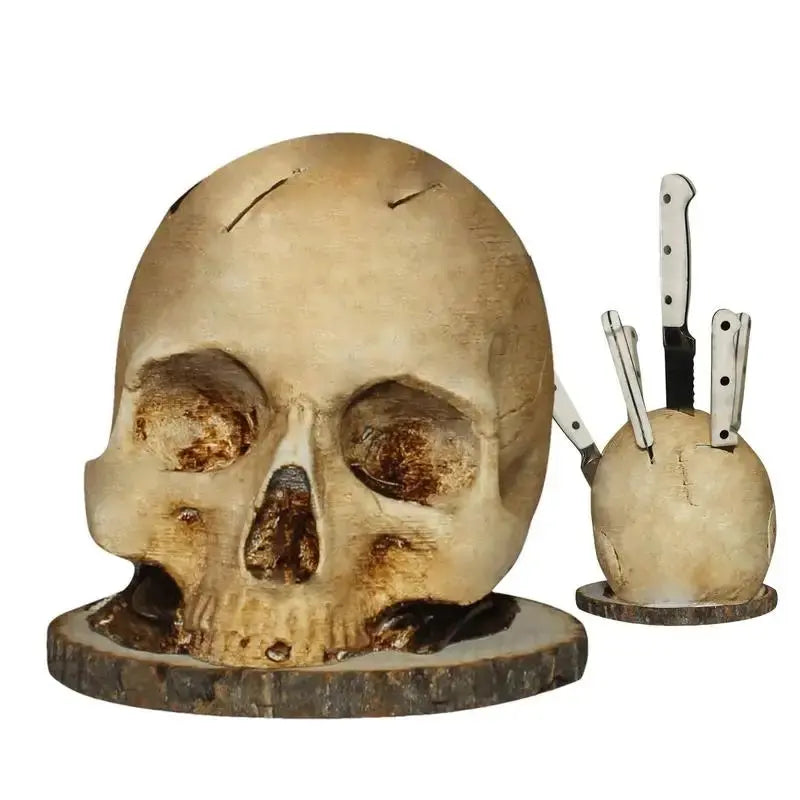 BowLift | Gothic Skull Knife Holder