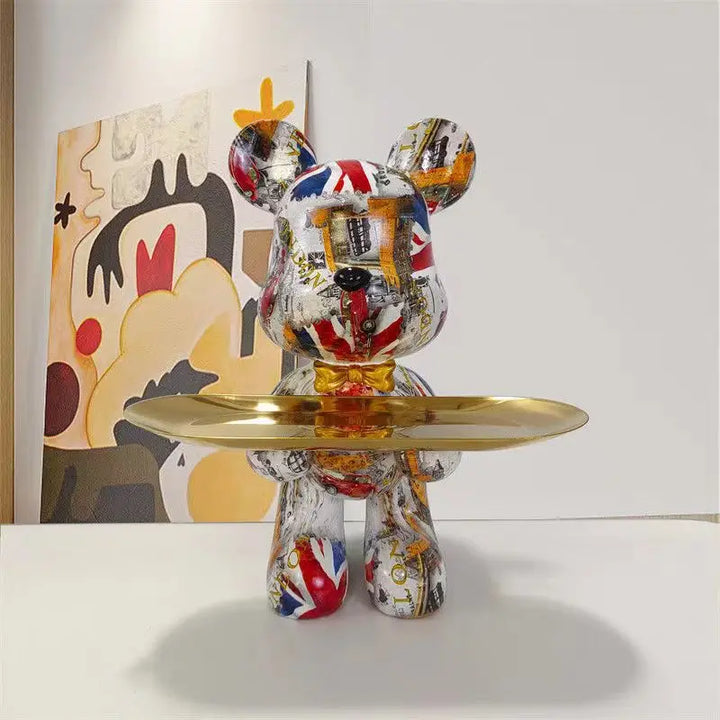 BowLift | Graffiti Bear Figure Key Storage
