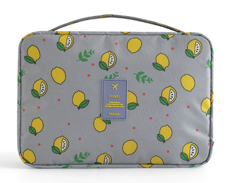BowLift | Travique Travel Cosmetic Bag | Water Repellent & with Hook | Foldable & Padded | For Women & Men