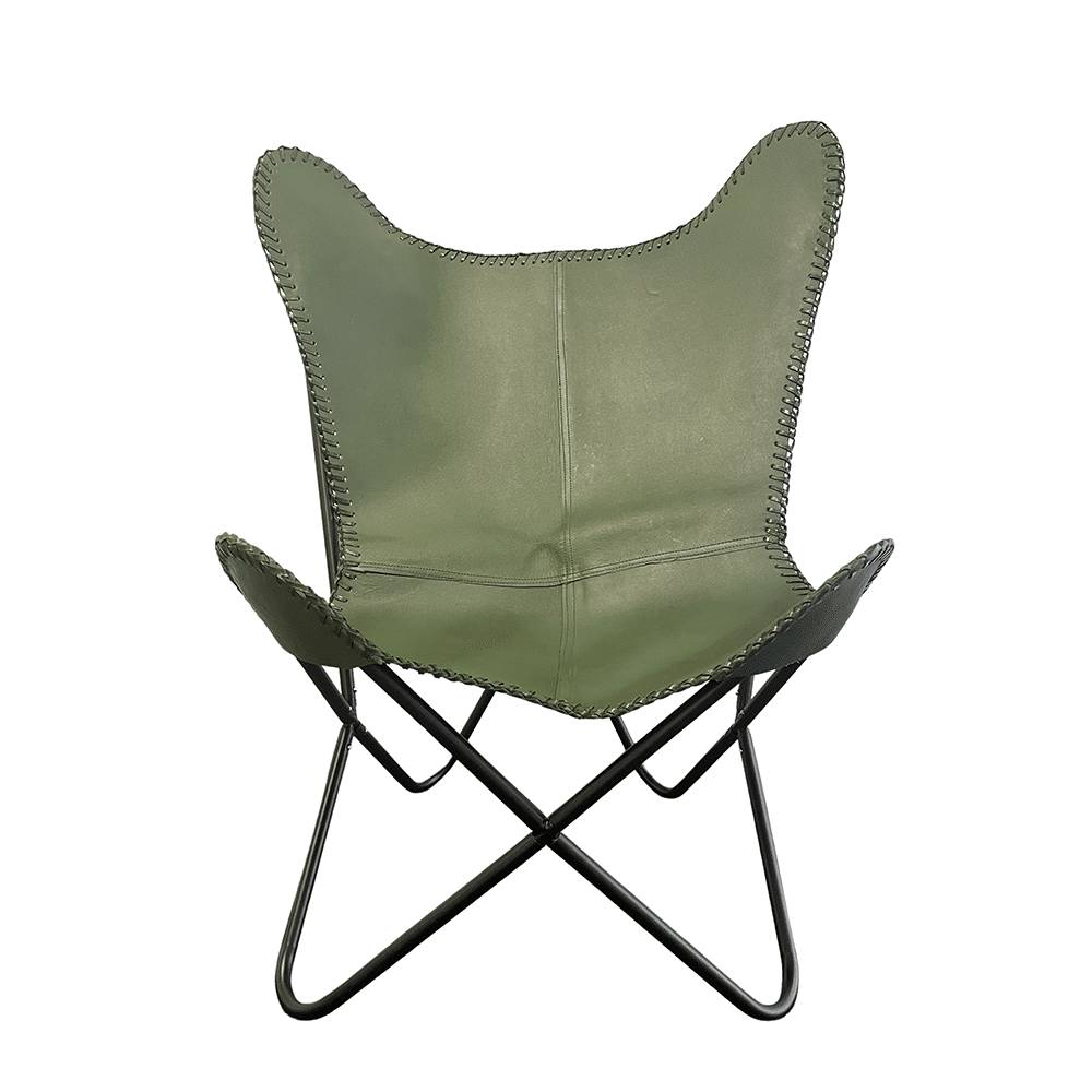 Bat chair made of real leather (available in different colors) | Bowlift