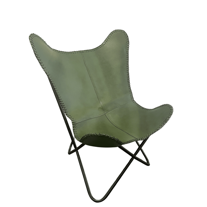 Bat chair made of real leather (available in different colors) | Bowlift