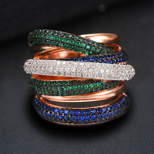 BowLift | Monaco Design Luxury Statement Stackable Ring For Women