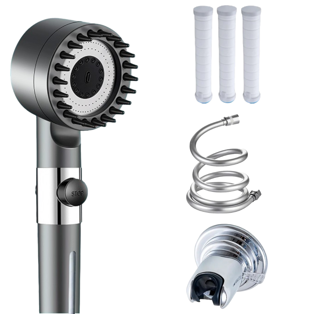 BowLift | RelaxationRain - Stylish Massage Shower Head