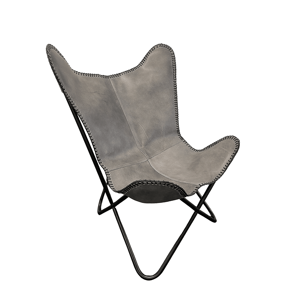 Bat chair made of real leather (available in different colors) | Bowlift