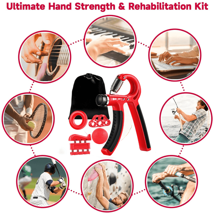 BowLift | Gripmaster – Adjustable Hand Strengthener Set for Grip Strength & Forearm Training