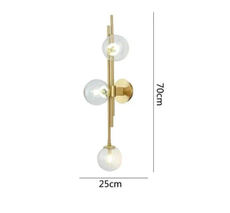 Modern Glass Ball Wall Lamps – Elegant LED Wall Lights for Bedrooms and Living Rooms | Bowlift