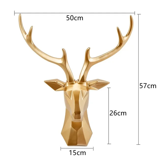BowLift | 3D Deer Head Statue for a Majestic Atmosphere - RegalDeer