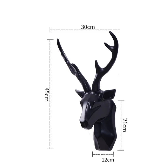 BowLift | 3D Deer Head Statue for a Majestic Atmosphere - RegalDeer