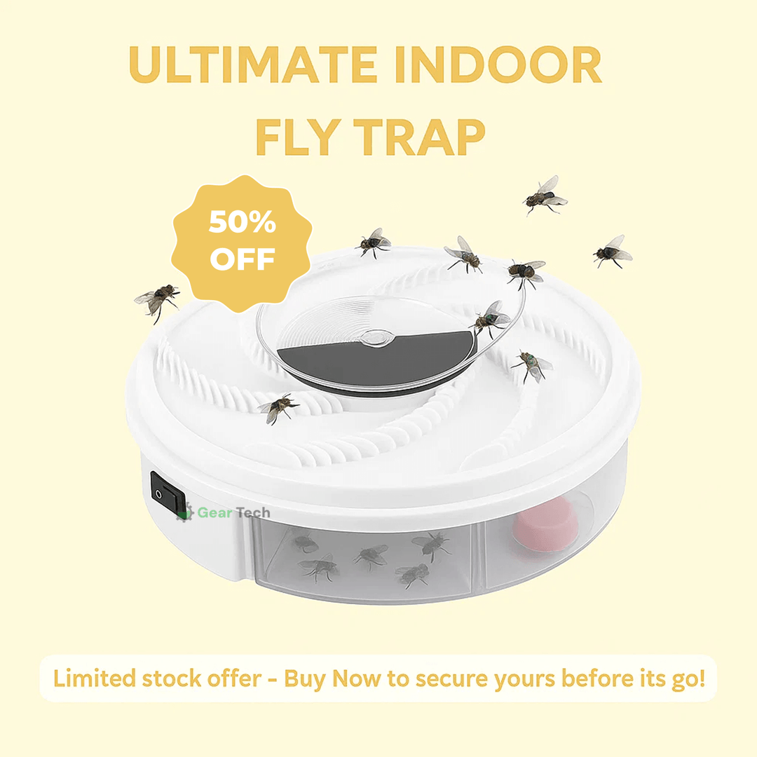 BowLift | USB Silent Fly Trap | Eco-Friendly, Non-Toxic & Effective for Home and Outdoor Use