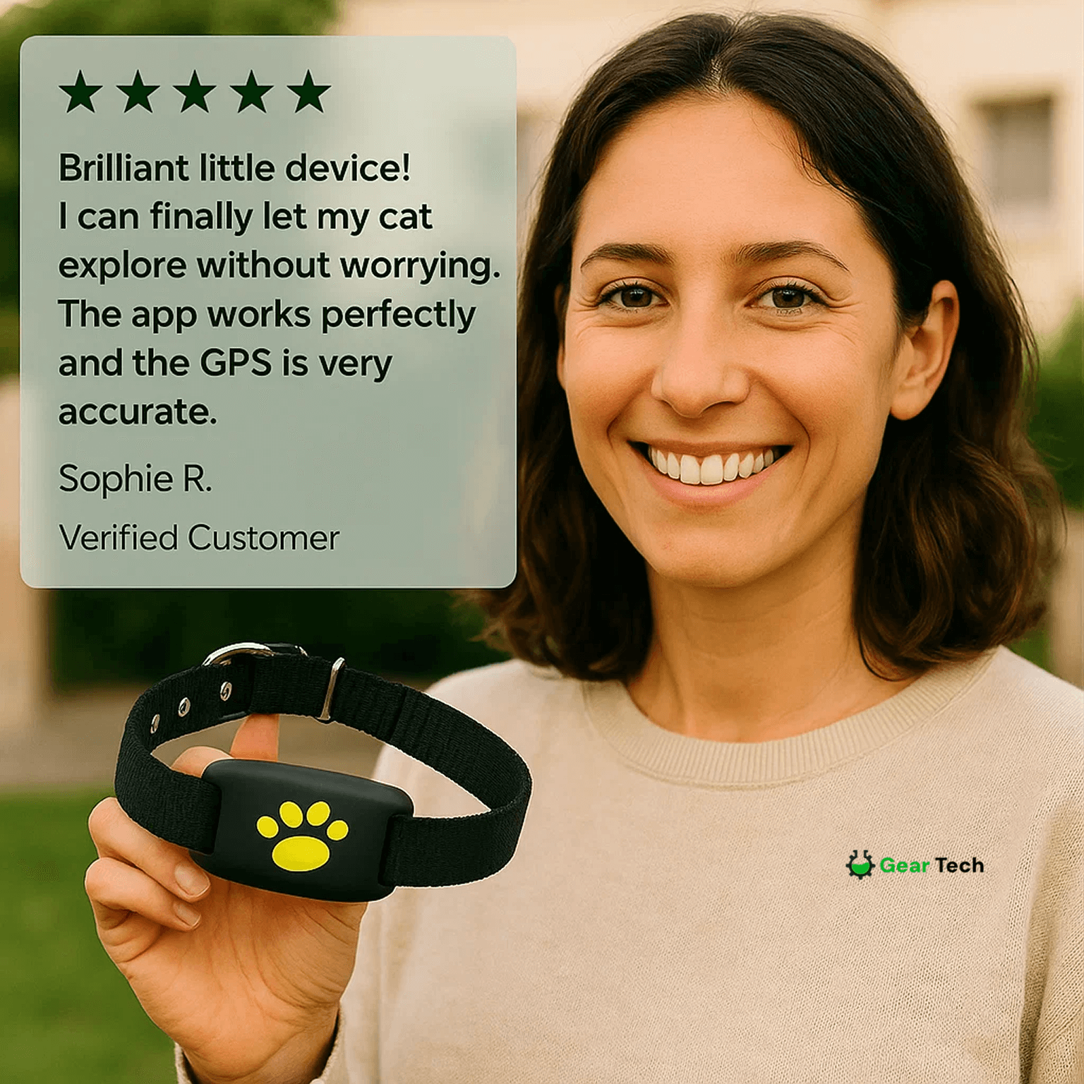 BowLift | #1 Find  GPS Cat Tracker with Real-Time Location, Waterproof Design, and Activity Monitoring for Pet Safety and Tracking