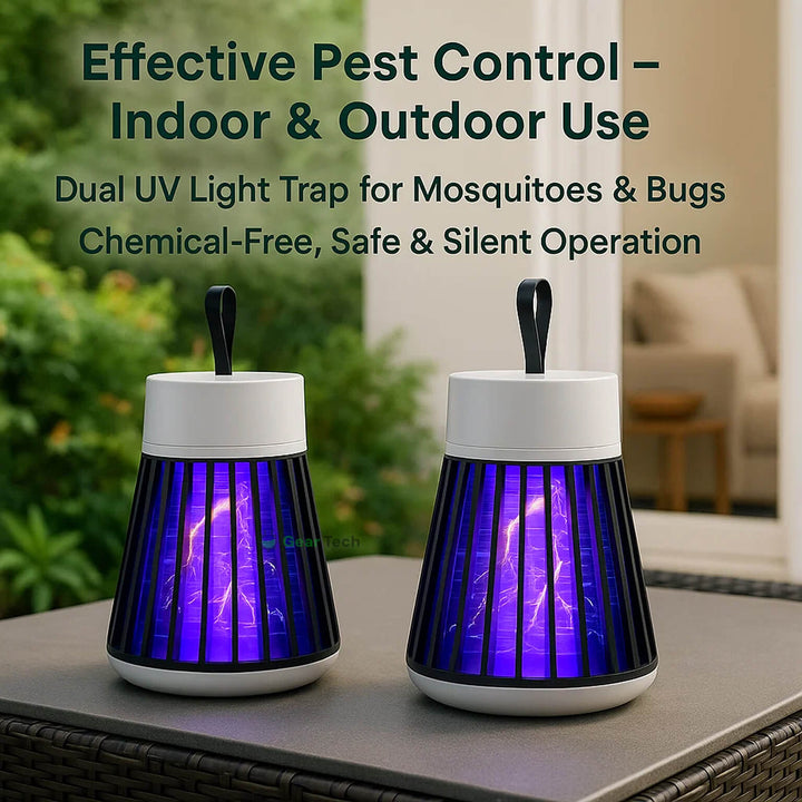 BowLift | Mosquito & Bug Killer Lamp - 2 Pack, UV Light Insect Trap for Indoor & Outdoor Use, Effective Pest Control Solution