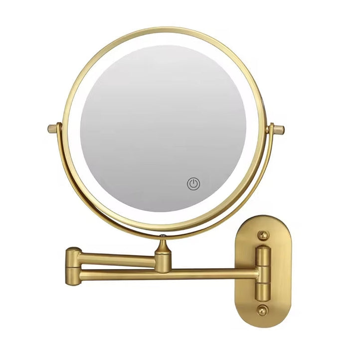BowLift | Cosmetic Mirror VisoGlow | 3 Light Colors | 3x Magnification | Wireless & Rechargeable