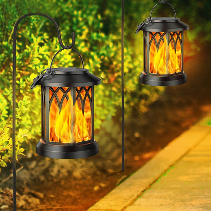 BowLift | FlameGlow™ - Hanging Solar Flame Lantern (2-Pack)