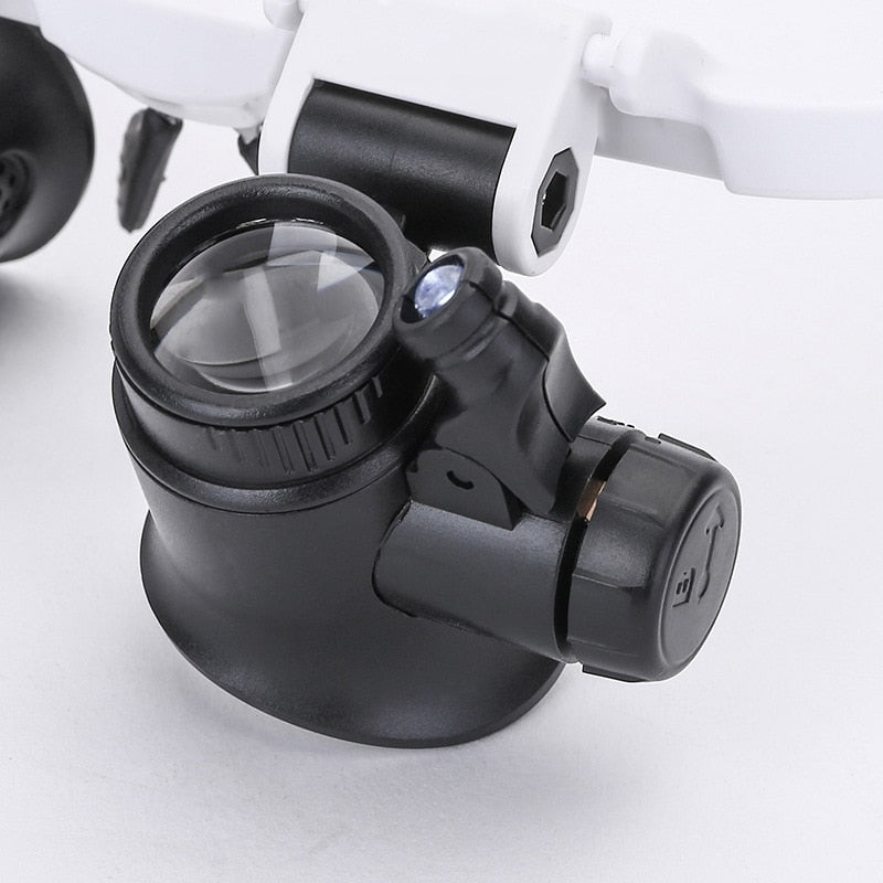BowLift | Adjustable Magnifying Glasses with Illumination for Precision Work