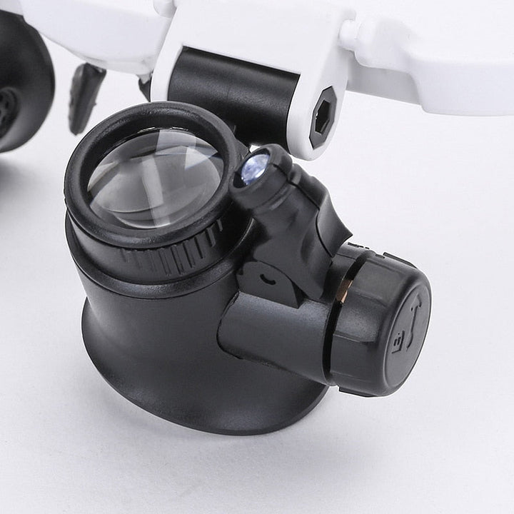 BowLift | Adjustable Magnifying Glasses with Illumination for Precision Work