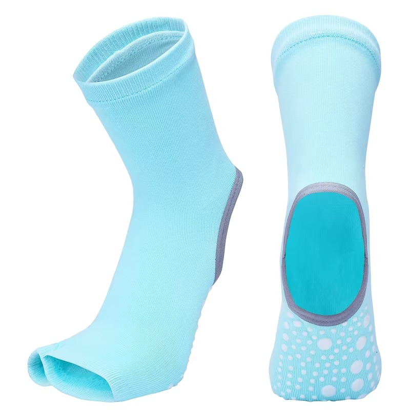 BowLift | Non Slip Quick Dry Yoga and Pilates Socks for Women Cotton Blend With Silicone Grip