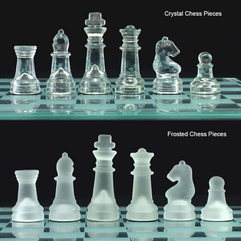 BowLift | Glass Chess Set
