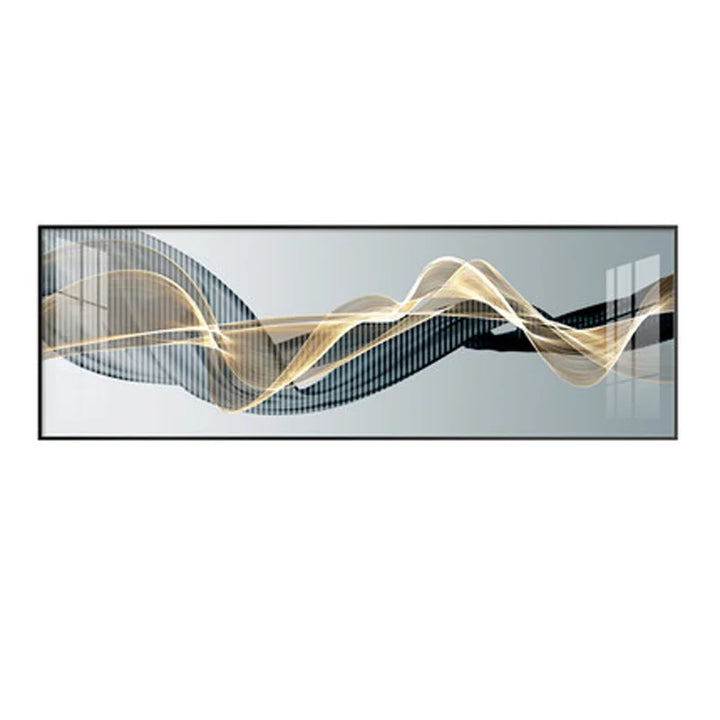 Flowing Vibes Abstract Wall Art Fine Art Canvas Prints Wide Format Pictures For Living Room Above Sofa Pictures For Above The Bed | Bowlift