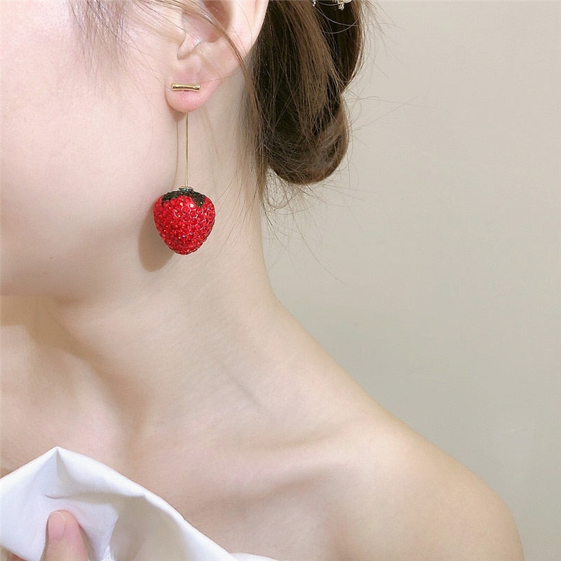 BowLift | Sweet Strawberry Zircon Earrings