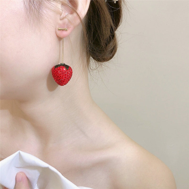 BowLift | Sweet Strawberry Zircon Earrings