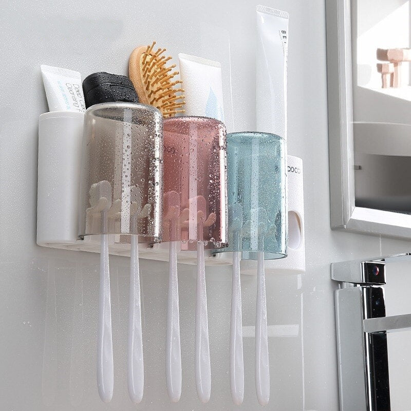 BowLift | Universal Bathroom Organizer Multifunctional Toothbrush Holder