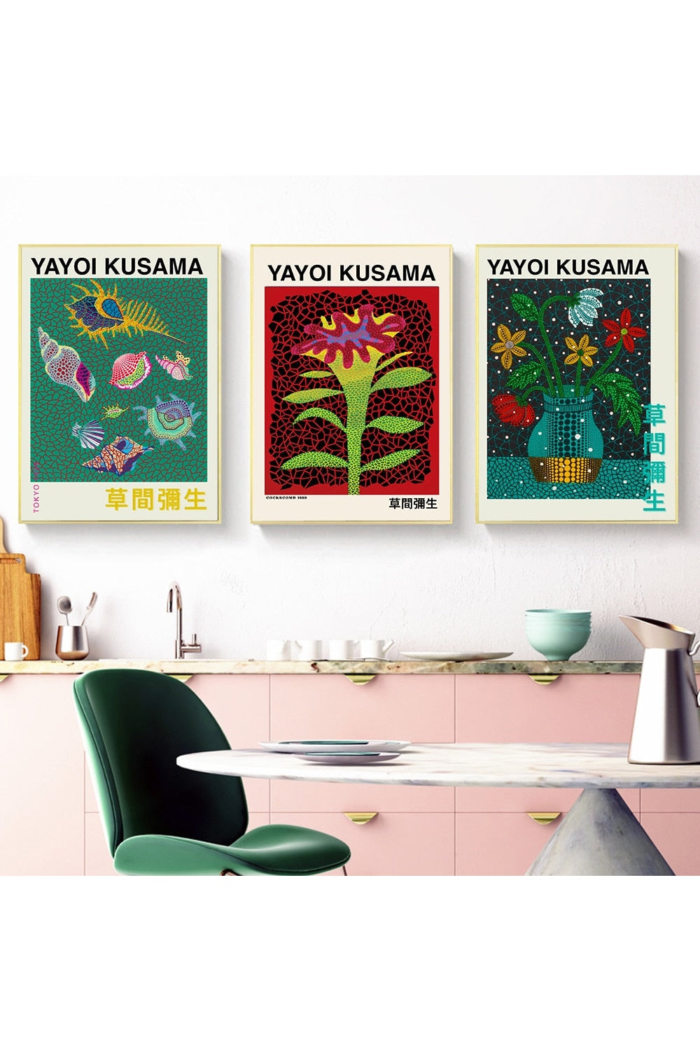 Kusama Inspired Canvas Poster | Bowlift