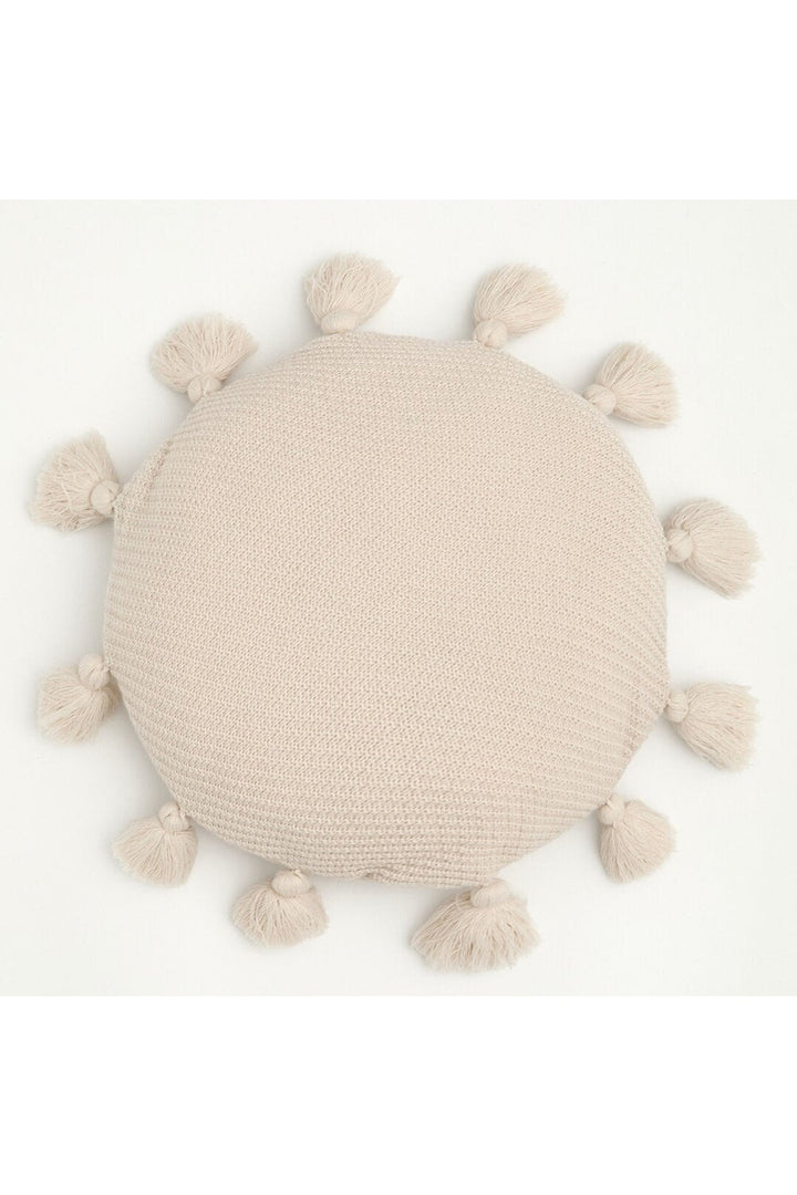 Fringe round seat cushion | Bowlift