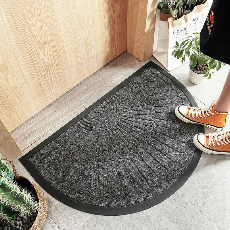 SoftNest - Luxury Half-Round Bath Mat for Comfort Bowlift