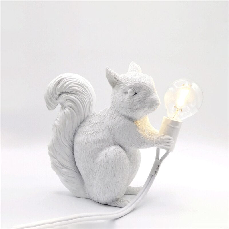 BowLift | ForestGlow - Sophisticated Squirrel Lamp