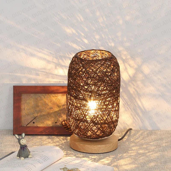 BowLift | WoodLuxe - Rattan-Inspired Table Light