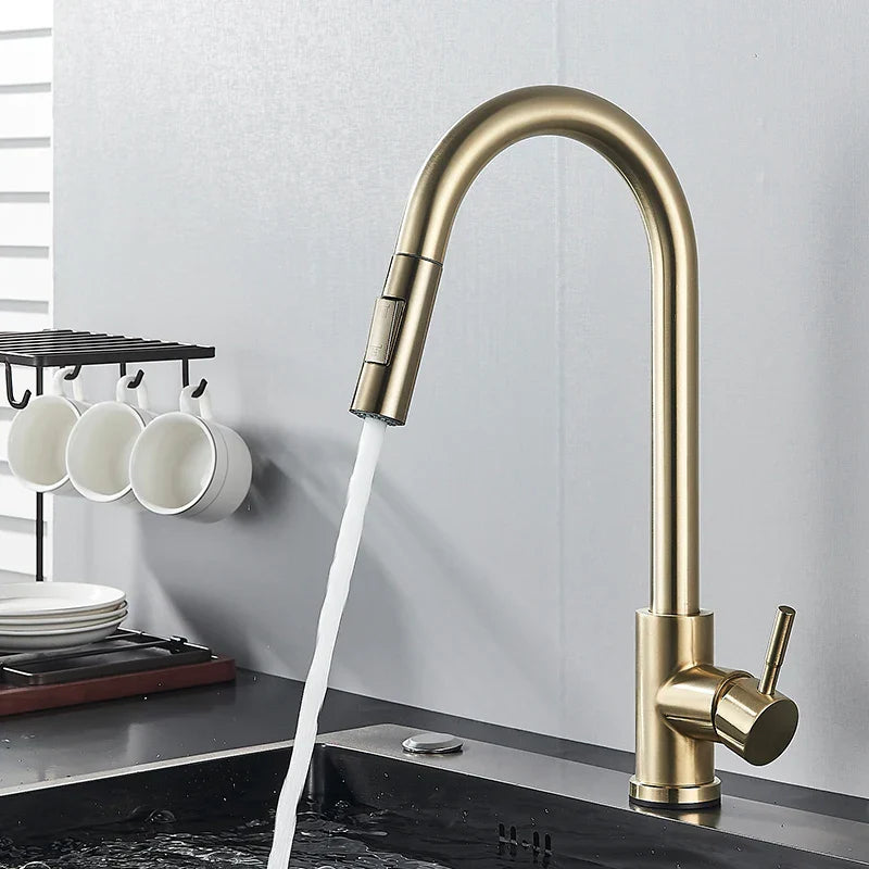 BowLift | Practical and Elegant Kitchen Faucet with Pull-Out Function