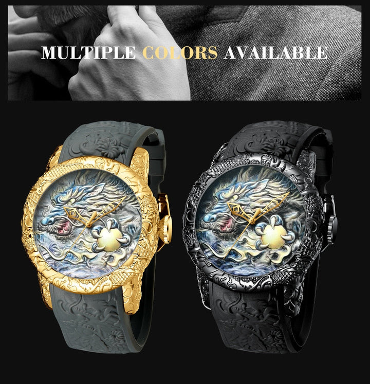 BowLift | Ancient Dragon Heart Design Quartz Watch