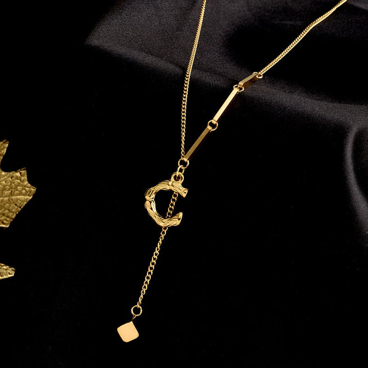 BowLift | Charming Initials Letter Necklace