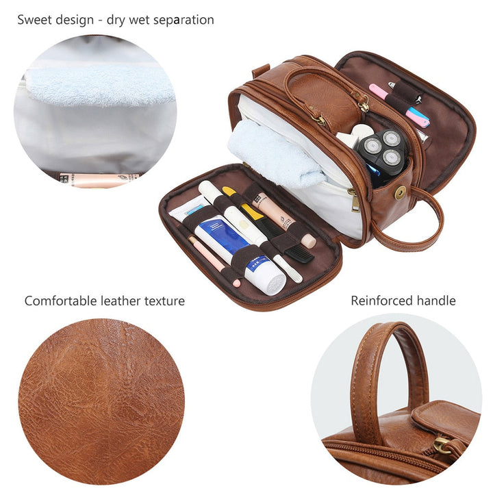 Mermaid Dream Waterproof Leather Travel Makeup Storage Bag | Bowlift