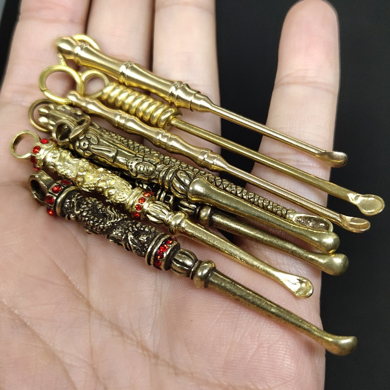 Retro Radiance Brass Mini Tool Vintage Keychain | Bowlift