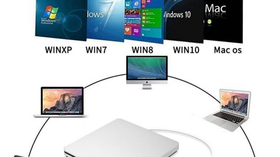 BowLift | External DVD Recorder for Optical Drives Portable for MacBook Air